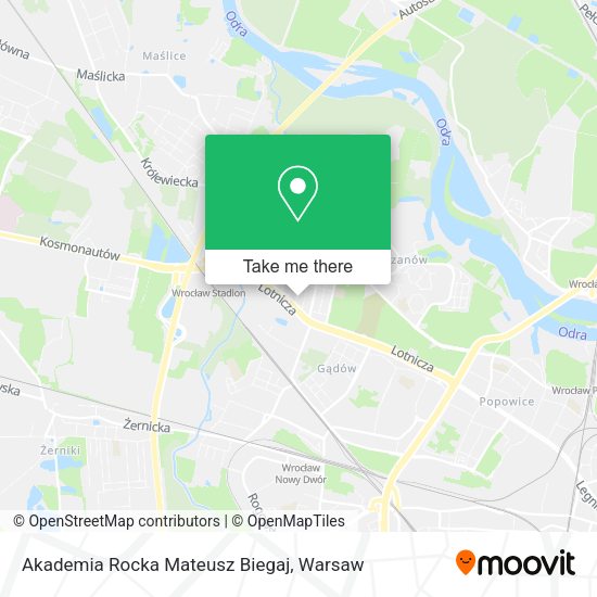 Akademia Rocka Mateusz Biegaj map