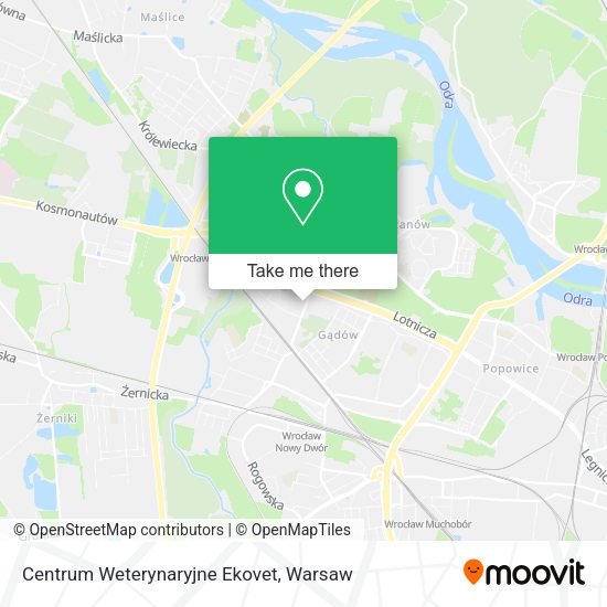 Centrum Weterynaryjne Ekovet map