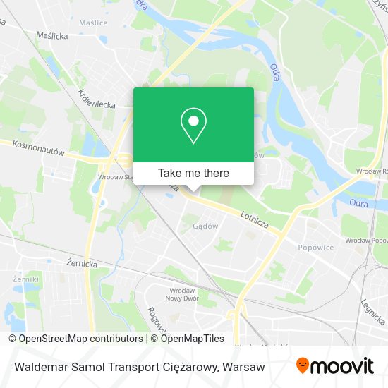 Waldemar Samol Transport Ciężarowy map