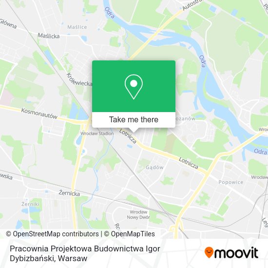 Pracownia Projektowa Budownictwa Igor Dybizbański map