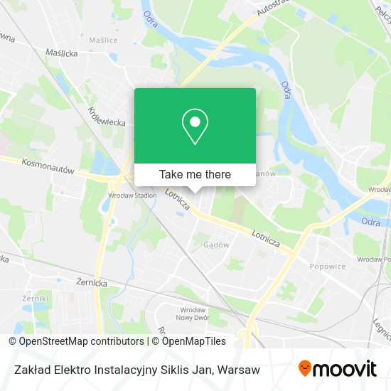 Zakład Elektro Instalacyjny Siklis Jan map