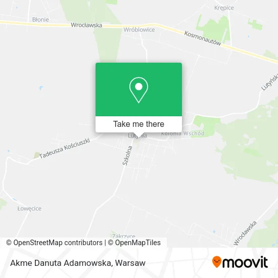 Карта Akme Danuta Adamowska