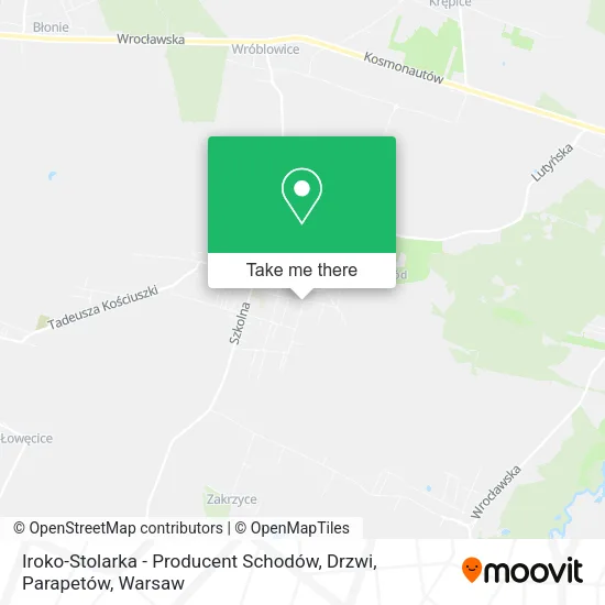Карта Iroko-Stolarka - Producent Schodów, Drzwi, Parapetów