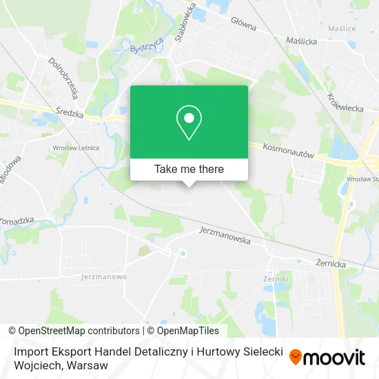 Import Eksport Handel Detaliczny i Hurtowy Sielecki Wojciech map