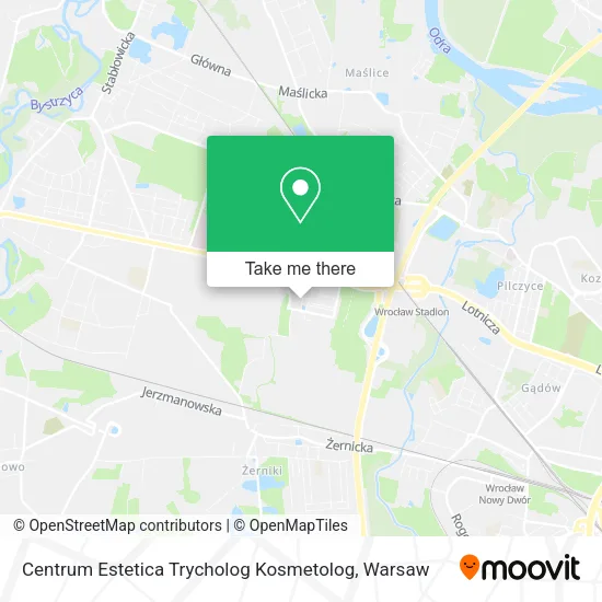 Карта Centrum Estetica Trycholog Kosmetolog