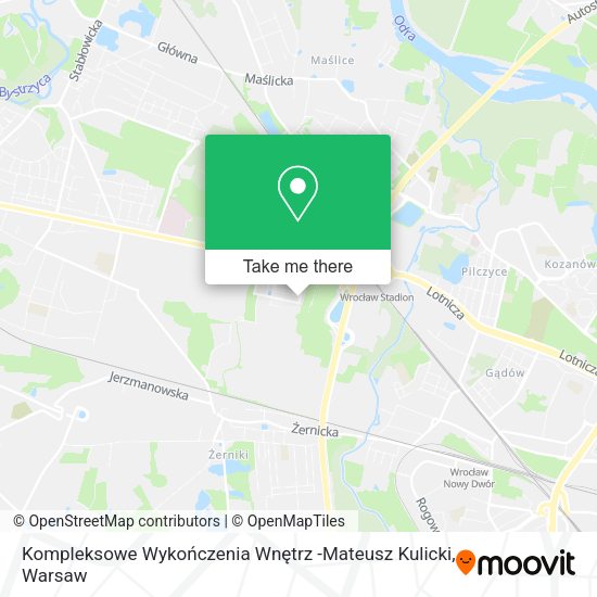 Kompleksowe Wykończenia Wnętrz -Mateusz Kulicki map