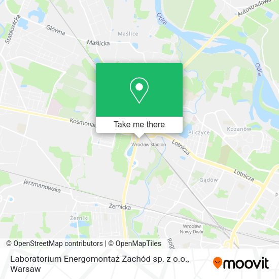 Laboratorium Energomontaż Zachód sp. z o.o. map