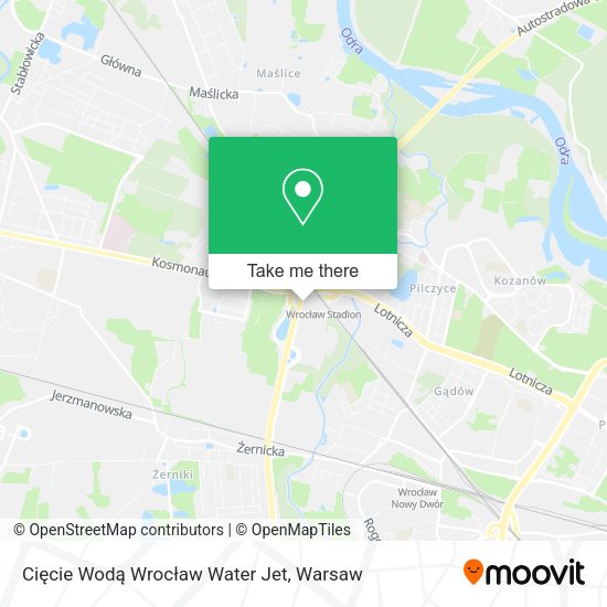 Карта Cięcie Wodą Wrocław Water Jet