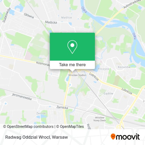 Radwag Oddzial Wrocl map