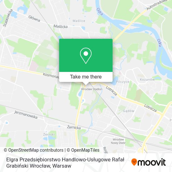 Elgra Przedsiębiorstwo Handlowo-Usługowe Rafał Grabiński Wrocław map