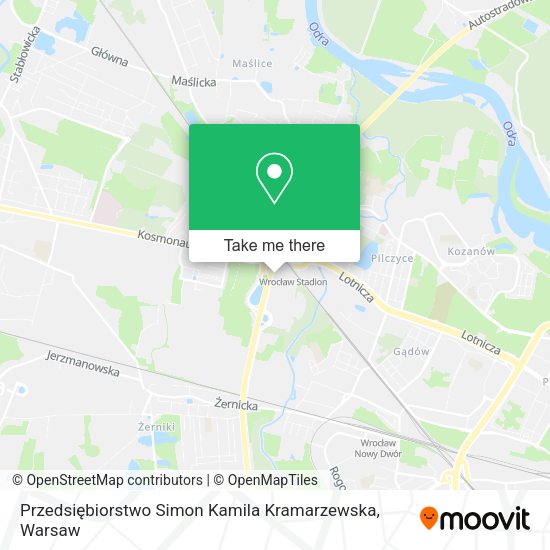 Przedsiębiorstwo Simon Kamila Kramarzewska map