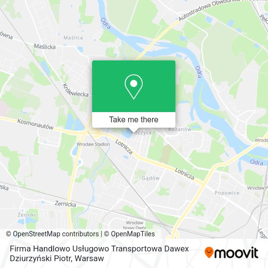 Firma Handlowo Usługowo Transportowa Dawex Dziurzyński Piotr map