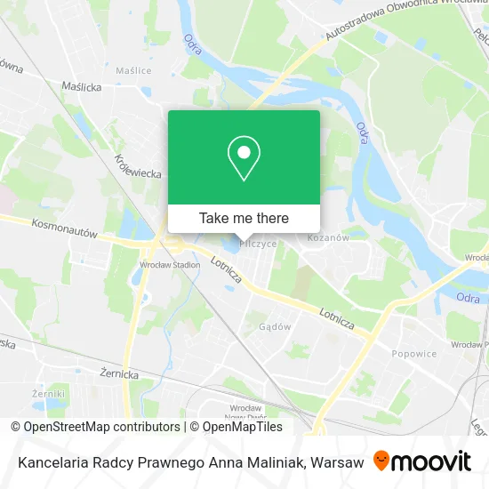 Карта Kancelaria Radcy Prawnego Anna Maliniak