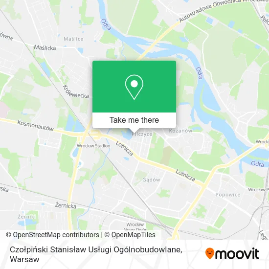 Карта Czołpiński Stanisław Usługi Ogólnobudowlane