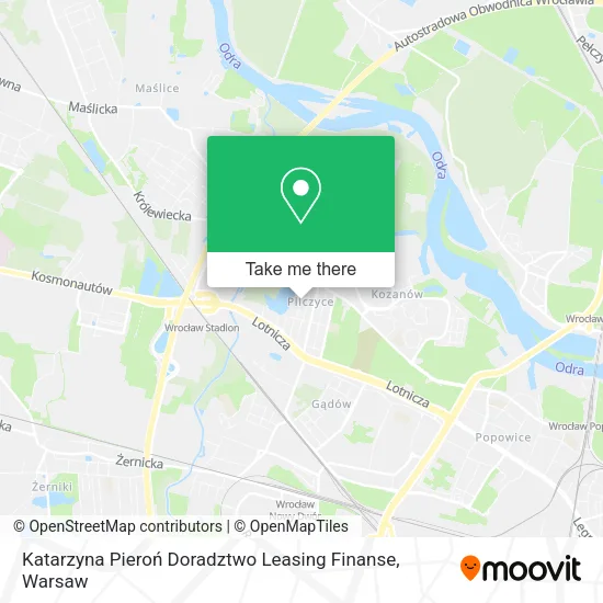 Карта Katarzyna Pieroń Doradztwo Leasing Finanse