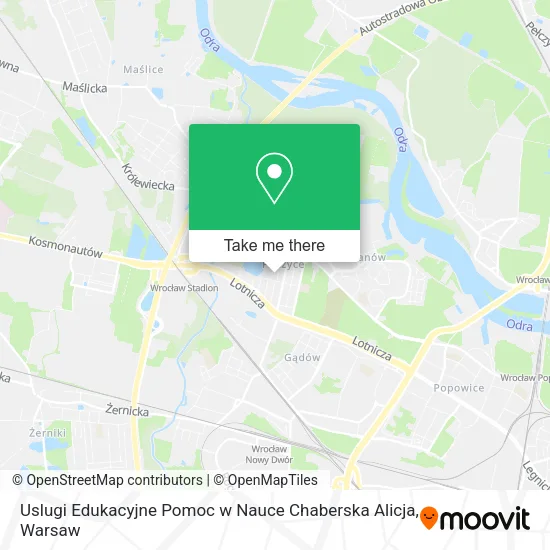 Карта Uslugi Edukacyjne Pomoc w Nauce Chaberska Alicja