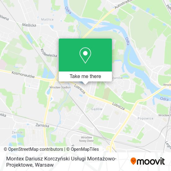 Montex Dariusz Korczyński Usługi Montażowo-Projektowe map