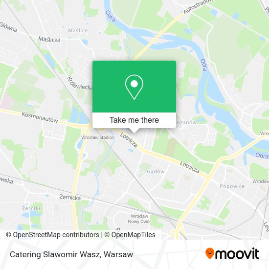 Catering Slawomir Wasz map