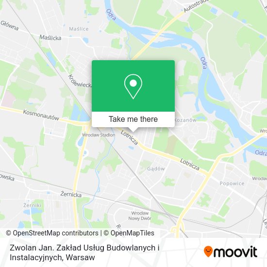 Карта Zwolan Jan. Zakład Usług Budowlanych i Instalacyjnych