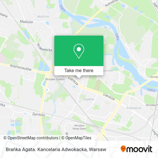 Brańka Agata. Kancelaria Adwokacka map