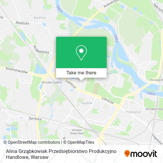 Alina Grząbkowiak Przedsiębiorstwo Produkcyjno Handlowe map