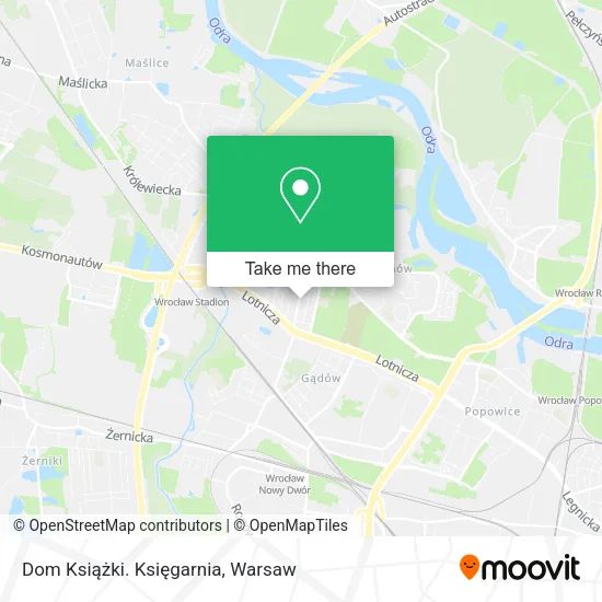 Карта Dom Książki. Księgarnia