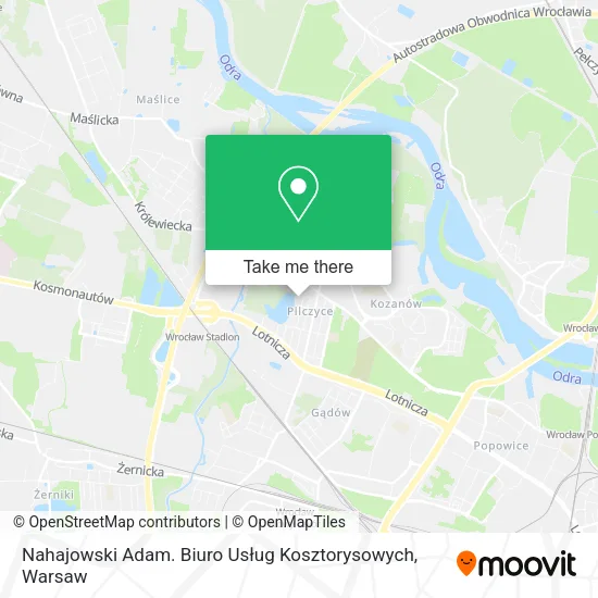 Карта Nahajowski Adam. Biuro Usług Kosztorysowych