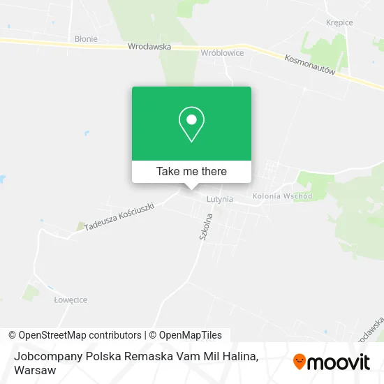 Карта Jobcompany Polska Remaska Vam Mil Halina