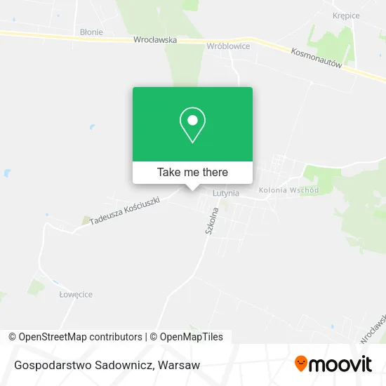Карта Gospodarstwo Sadownicz