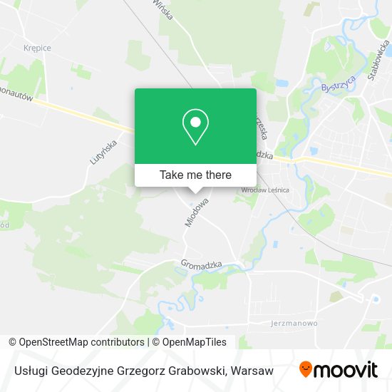 Usługi Geodezyjne Grzegorz Grabowski map