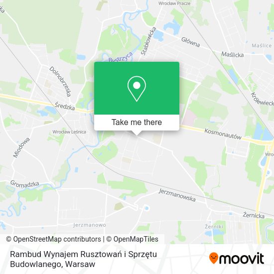 Rambud Wynajem Rusztowań i Sprzętu Budowlanego map