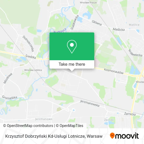 Карта Krzysztof Dobrzyński Kd-Usługi Lotnicze