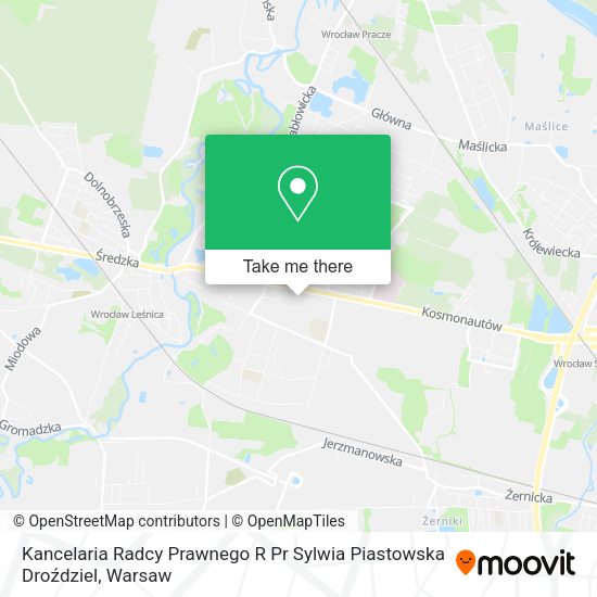 Kancelaria Radcy Prawnego R Pr Sylwia Piastowska Droździel map