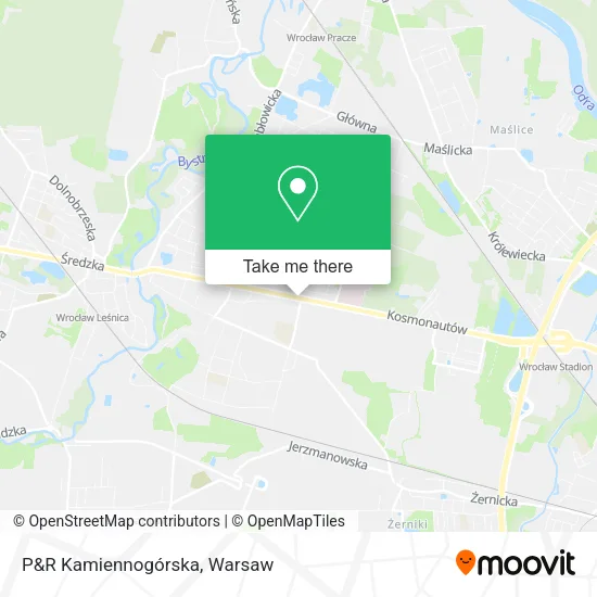 Карта P&R Kamiennogórska