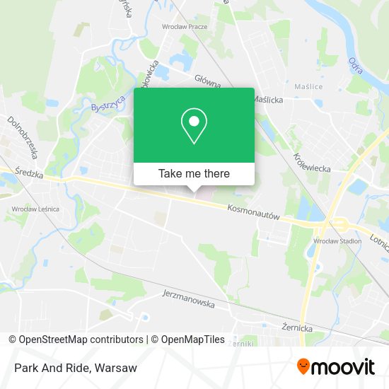 Park And Ride map