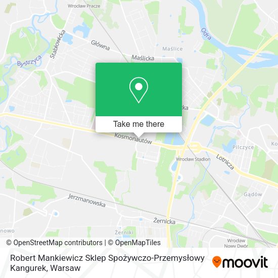 Robert Mankiewicz Sklep Spożywczo-Przemysłowy Kangurek map