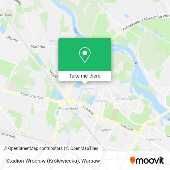 Stadion Wrocław (Królewiecka) map