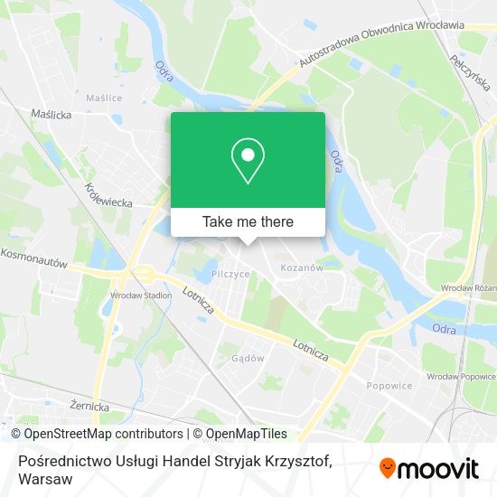 Pośrednictwo Usługi Handel Stryjak Krzysztof map