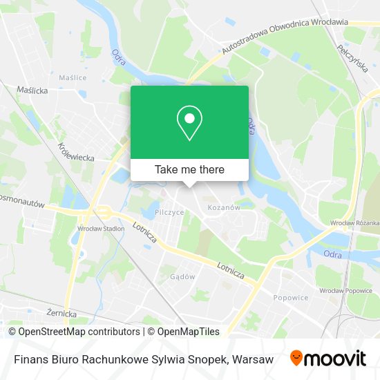 Finans Biuro Rachunkowe Sylwia Snopek map