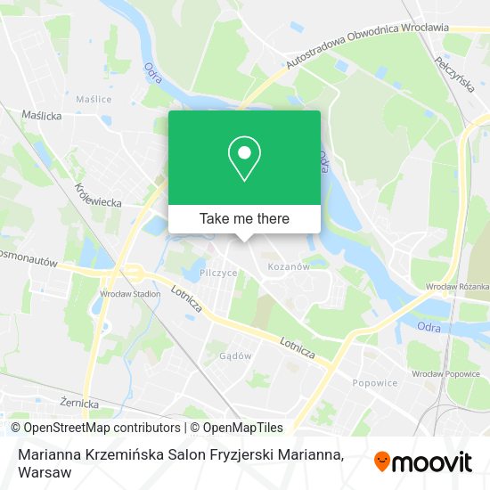 Marianna Krzemińska Salon Fryzjerski Marianna map