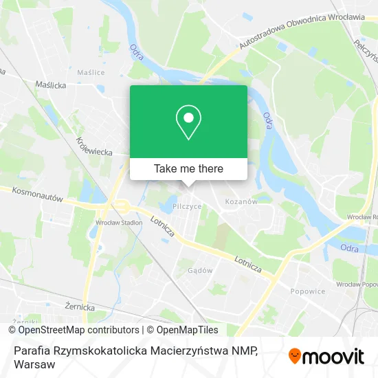 Карта Parafia Rzymskokatolicka Macierzyństwa NMP
