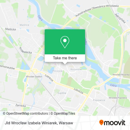 Jld Wrocław Izabela Winiarek map