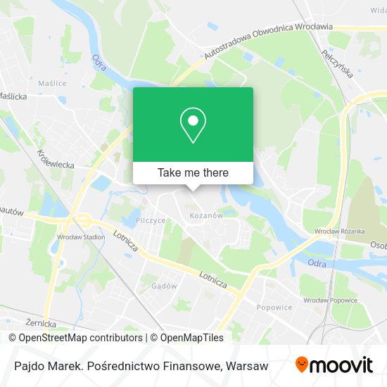 Pajdo Marek. Pośrednictwo Finansowe map