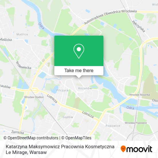 Katarzyna Maksymowicz Pracownia Kosmetyczna Le Mirage map