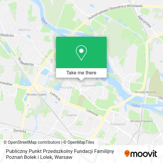 Publiczny Punkt Przedszkolny Fundacji Familijny Poznań Bolek i Lolek map