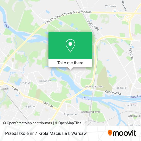 Przedszkole nr 7 Króla Maciusia I map