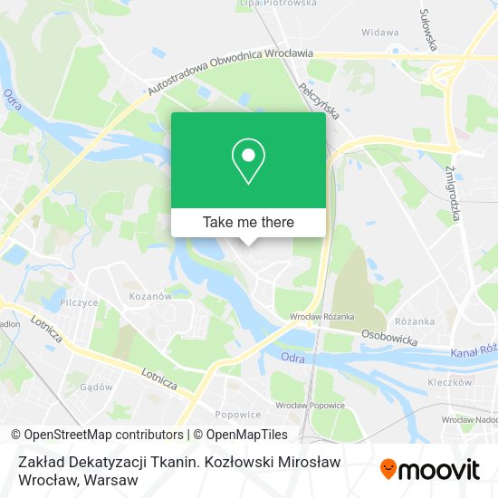 Zakład Dekatyzacji Tkanin. Kozłowski Mirosław Wrocław map