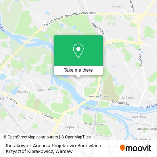 Kierakowicz Agencja Projektowo-Budowlana Krzysztof Kierakowicz map