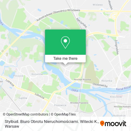 Stylbud. Biuro Obrotu Nieruchomościami. Witecki K. map