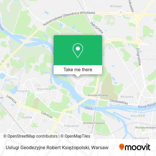 Usługi Geodezyjne Robert Księżopolski map